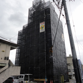 飯田市 たちばな第２ビル様 足場工事 | 足場工事なら長野県の駒ヶ根市 