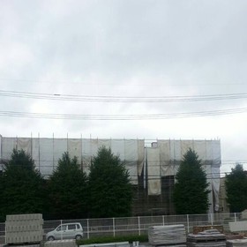 岡谷市　工業技術総合センター　外部足場工事 イメージ3