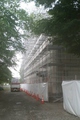安曇野市　穂高東中学校　内外部足場工事-2