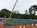 飯島町　伊南バイパス橋脚工事-2