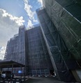 松本市　マンション外部足場工事